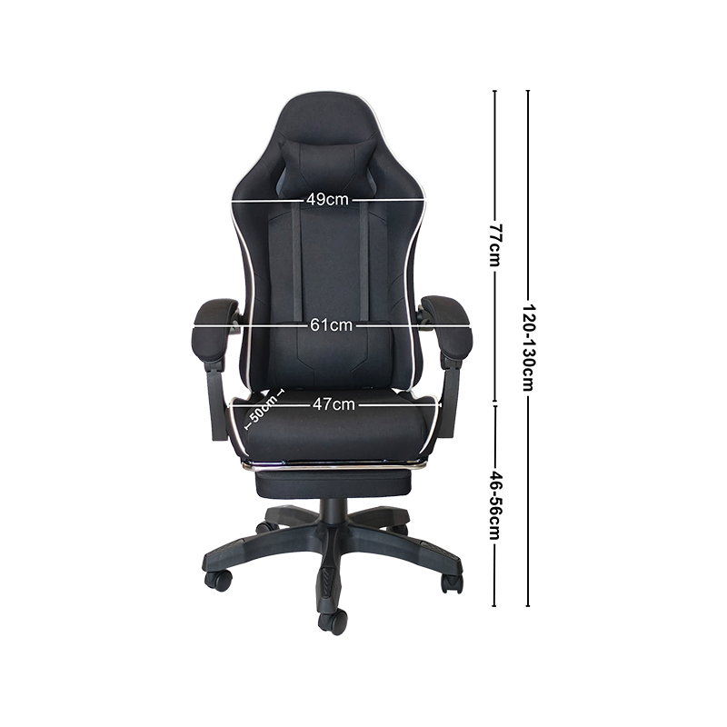 Ang Black Taas na nababagay sa Roller Design Regular Gaming Chair