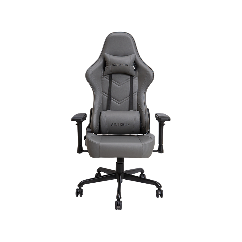 Grey adjustable armrest design high-end luxury gaming chair